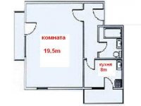 Продается однокомнатная квартира в Севастополе из вторичного жилья 3200000 ₽